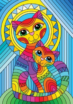 Inseparable Cat &amp; Kitten 1000pc Puzzle
