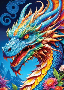 Blue Dragon 1000pc Puzzle