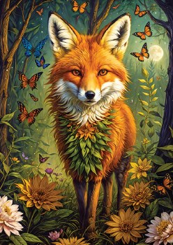 Enchanted Fox 1000pc Puzzle