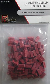 Large Red Bricks (Resin)