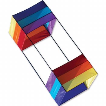40&quot; Box Kite - Rainbow