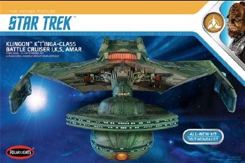 1/350 Star Trek Klingon K'T'INGA Plastic Model Kit