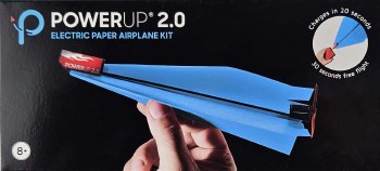 Powerup 2 Motorized Paper Airplane - Blue