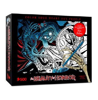 The Beauty of Horror - 500pc Coloring Puzzle