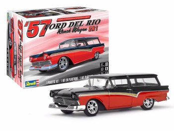 1/25 57 Ford Del Rio Ranch Wagon 2'N1 Plastic Model Kit