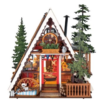 A-Frame Cabin, DIY Miniature