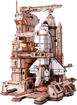 Space Shuttle Mechanical 3D Wooden Puzzle