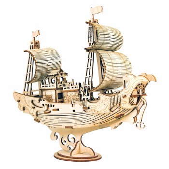 3D Wooden Diplomatic Ship