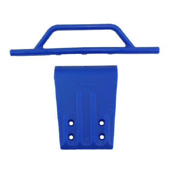 Fr Bumper &amp; Skid Plate Blu SLH