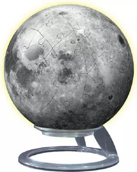 Puzzle Ball Glow in the Dark Moon