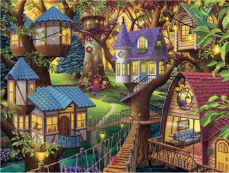 Twilight in the Treetops 1500pc Puzzle