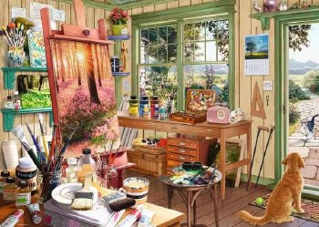 My Haven: Artist's Shed 1000pc Puzzle