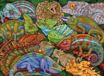 Riveting Reptiles 300pc Puzzle