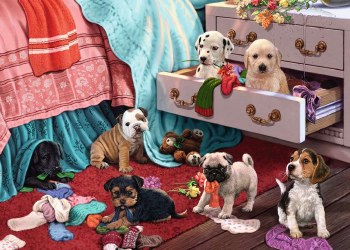 Mischief Makers 300pc Large Format Puzzle