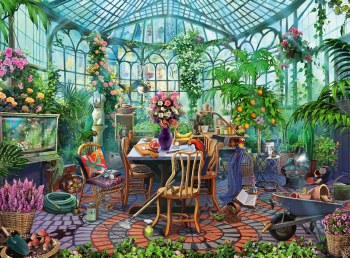 Greenhouse Morning 500pc Puzzle