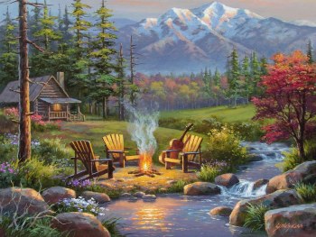 Riverside Livingroom 750pc Large Format Puzzle