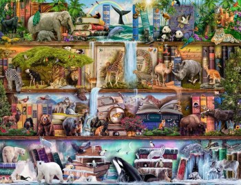 Wild Kingdom Shelves 2000pc Puzzle