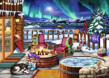 Northern Lights Large Format 500pc Puzzle