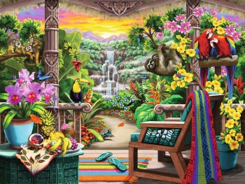 Tropical Retreat 750pc Large Format Puzzle