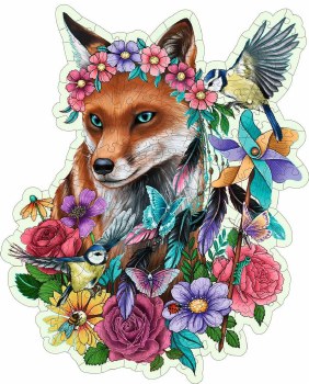Colorful Fox 150pc Wood Puzzle