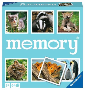 Animal Babies memory Game for Ages 3+