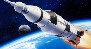 1/144  Apollo Saturn V Rocket Plastic Model Kit