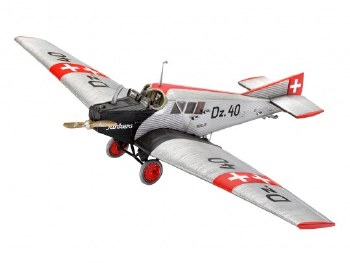 1/72 Junkers F.13 Aircraft Plastic Model Set with paint &amp; glue