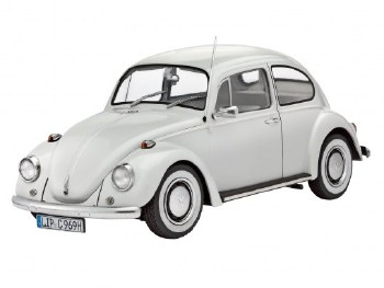 1/24 1968 VW Beetle Hardtop Car Plastic Model Kit