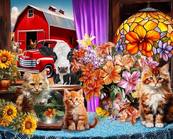 Farmhouse View 500pc Puzzle