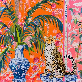 Cheetah and Ginger Jar 500pc Puzzle