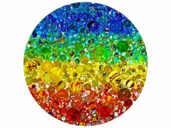 Round: Illuminated Marbles - 500pc Puzzle