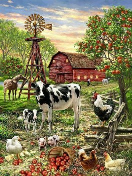 Barnyard Animals 100pc Puzzle