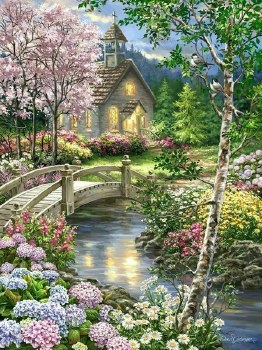 Spring Chapel 100pc Puzzle