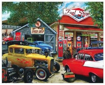 Hot Rod Cafe' - 1000pc Puzzle