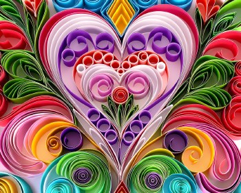 Paper Hearts 1000pc Puzzle