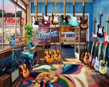 Fender Guitar Shop 1000pc Puzzle