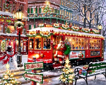 Christmas Trolley 1000pc Puzzle
