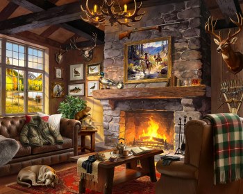 Hunting Retreat 1000pc Puzzle