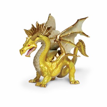 Golden Dragon Figure