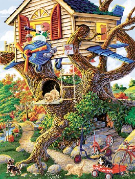 Boys Treehouse  300pc Puzzle