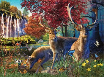 Elk Pond 1000pc Puzzle