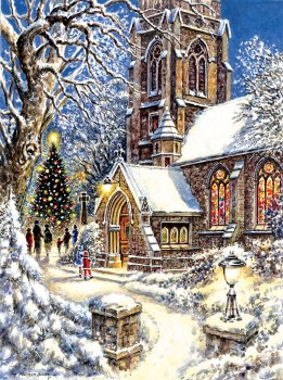 Church in the Snow 1000pc Puzzle