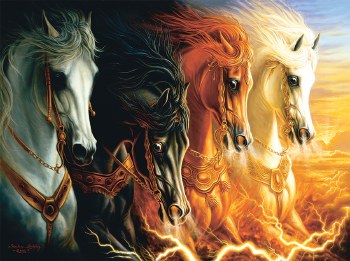 Four Horses of the Apocalypse 1000pc Puzzle