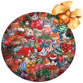 Shaped: Cat Christmas Ornament - 750pc Puzzle