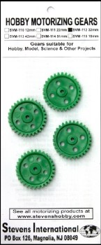 Plastic Gears 32mm x 6mm 30-t