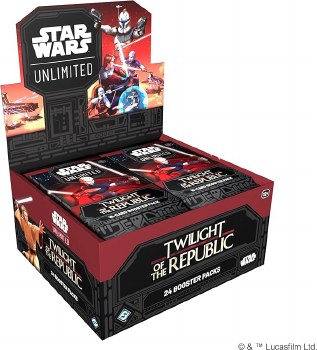 Star Wars: Unlimited Twilight of the Republic Booster Display