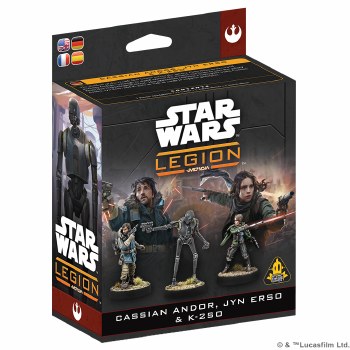 Star Wars Legion: Cassian Andor, Jyn Erso &amp; K-2SO Expansion
