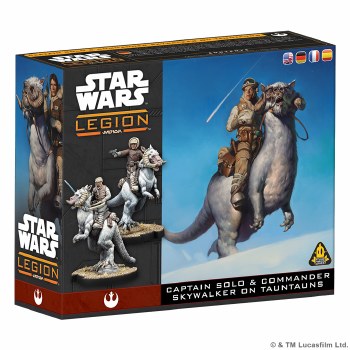 Star Wars Legion: Captain Solo &amp; Commander Skywalker on Tauntauns Expansion