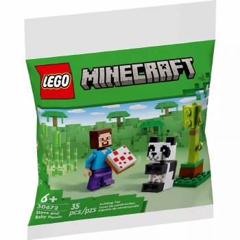 LEGO: Minecraft: Steve and Baby Panda