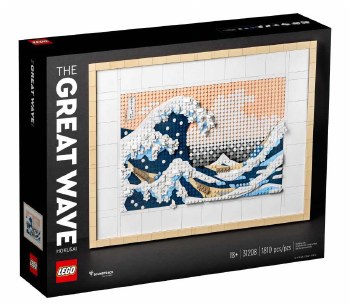 LEGO: ART: Hokusai - The Great Wave with soundtrack (31208)